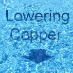how to lower swimming pool copper