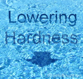 How to lower swimming pool calcium hardness