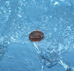 copper stains in swimming pools