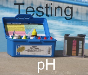 testing swimming pool ph